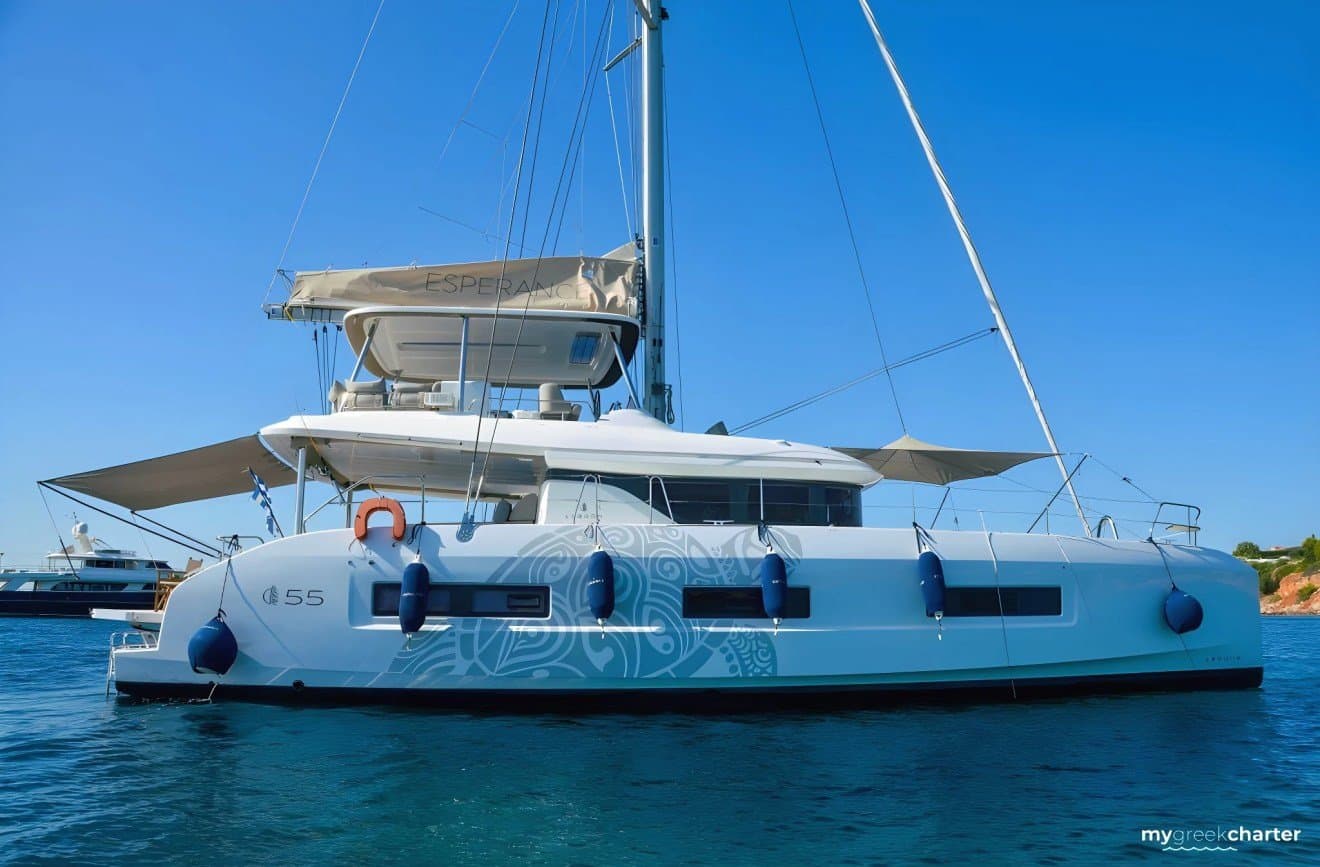 ESPERANCE: Luxury Catamaran Charter in Greece | Unforgettable Mediterranean Getaway