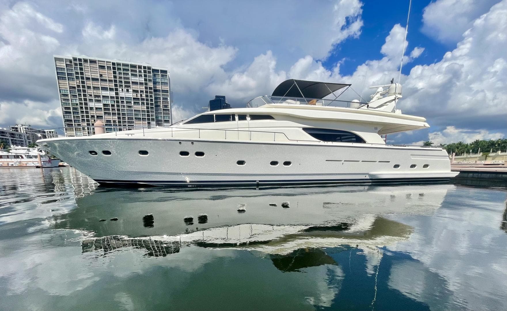 Charter Refitted Ferretti Fly  in Mykonos 