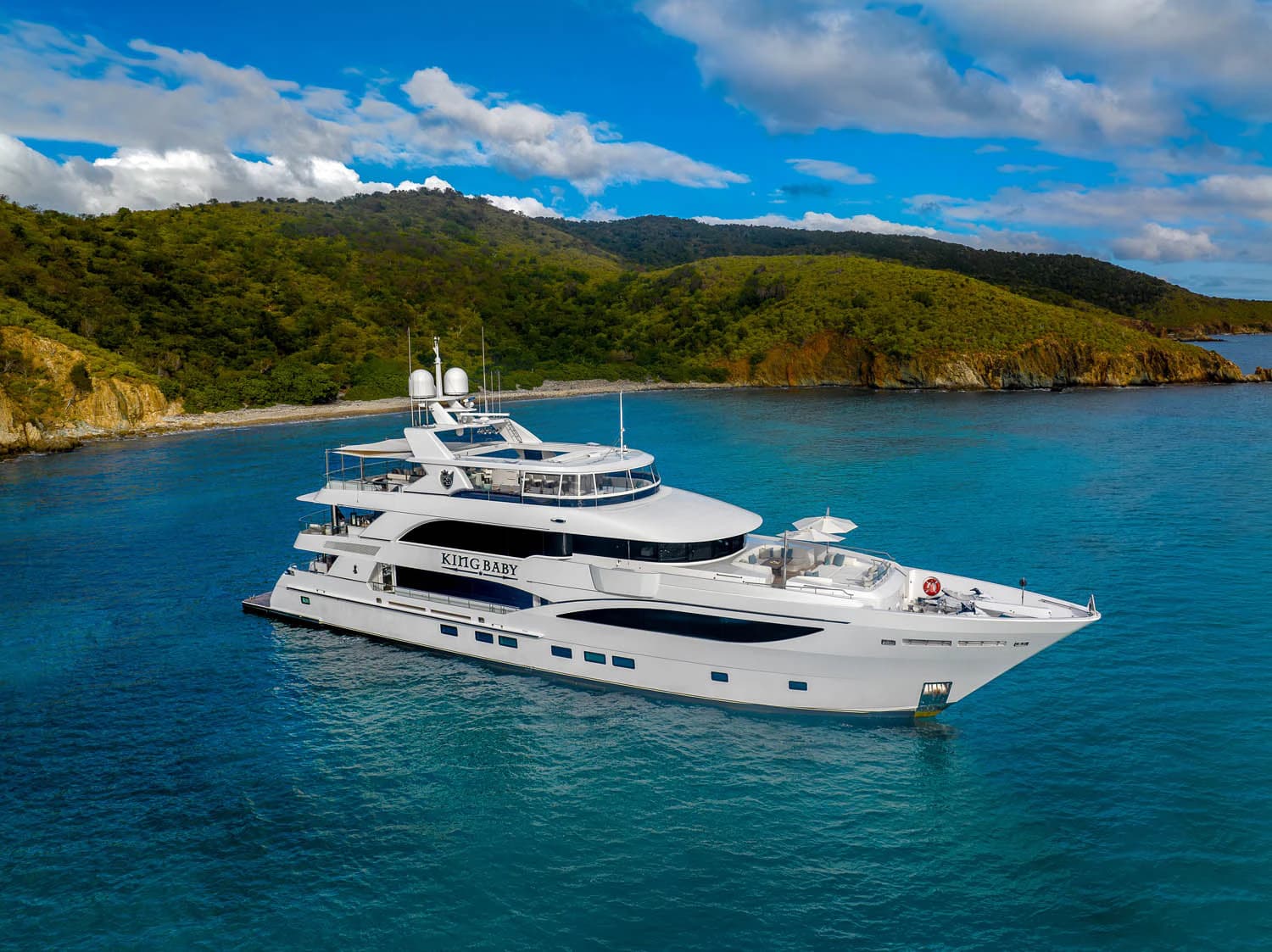 KING BABY: Charter in Antigua