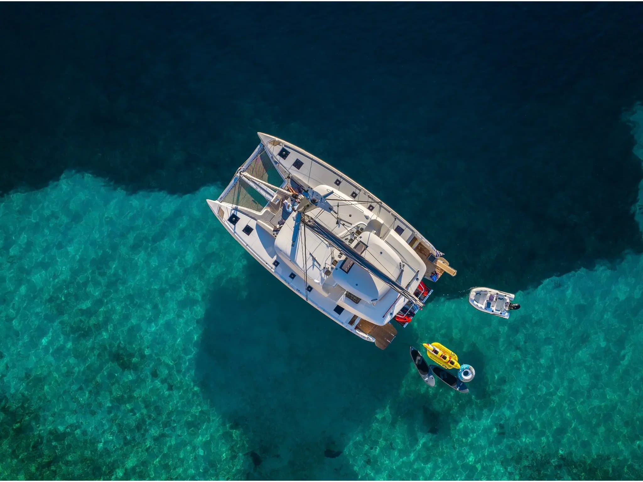 Lagoon 51 NORTH STAR Catamaran in the Ionian Sea