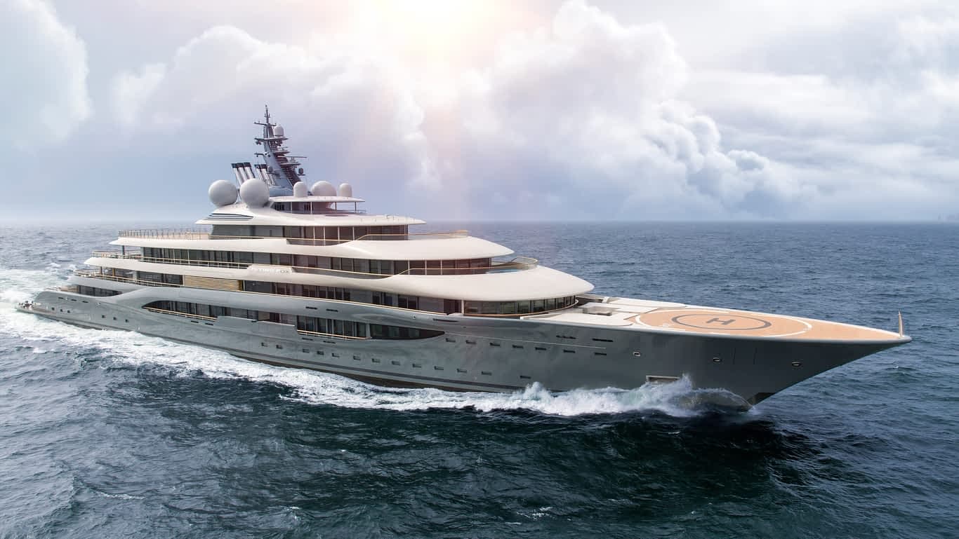 Charter the 136m FLYING FOX: A Year-Round Luxury Yacht Experience in the Maldives and Thailand