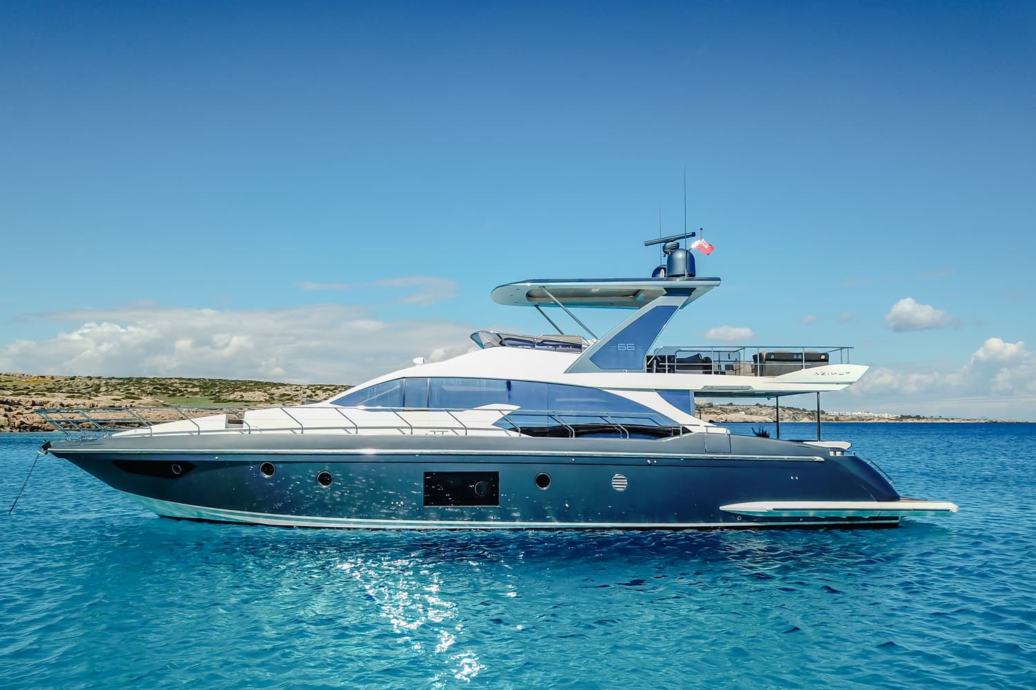 Sail the Aegean with Azimut 66 SEA YA