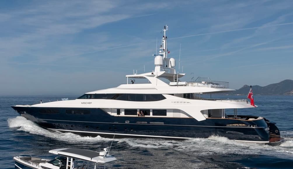 Charter MISCHIEF: Nominee for the 2025 Boat International World Superyacht Awards