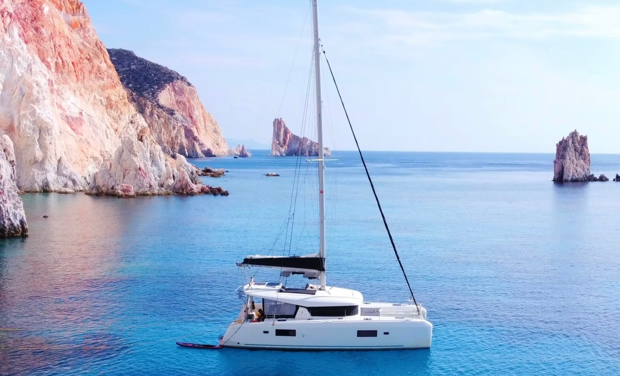 S/Y AKTAIA: A Luxurious 42ft Lagoon Catamaran Adventure in the Cyclades