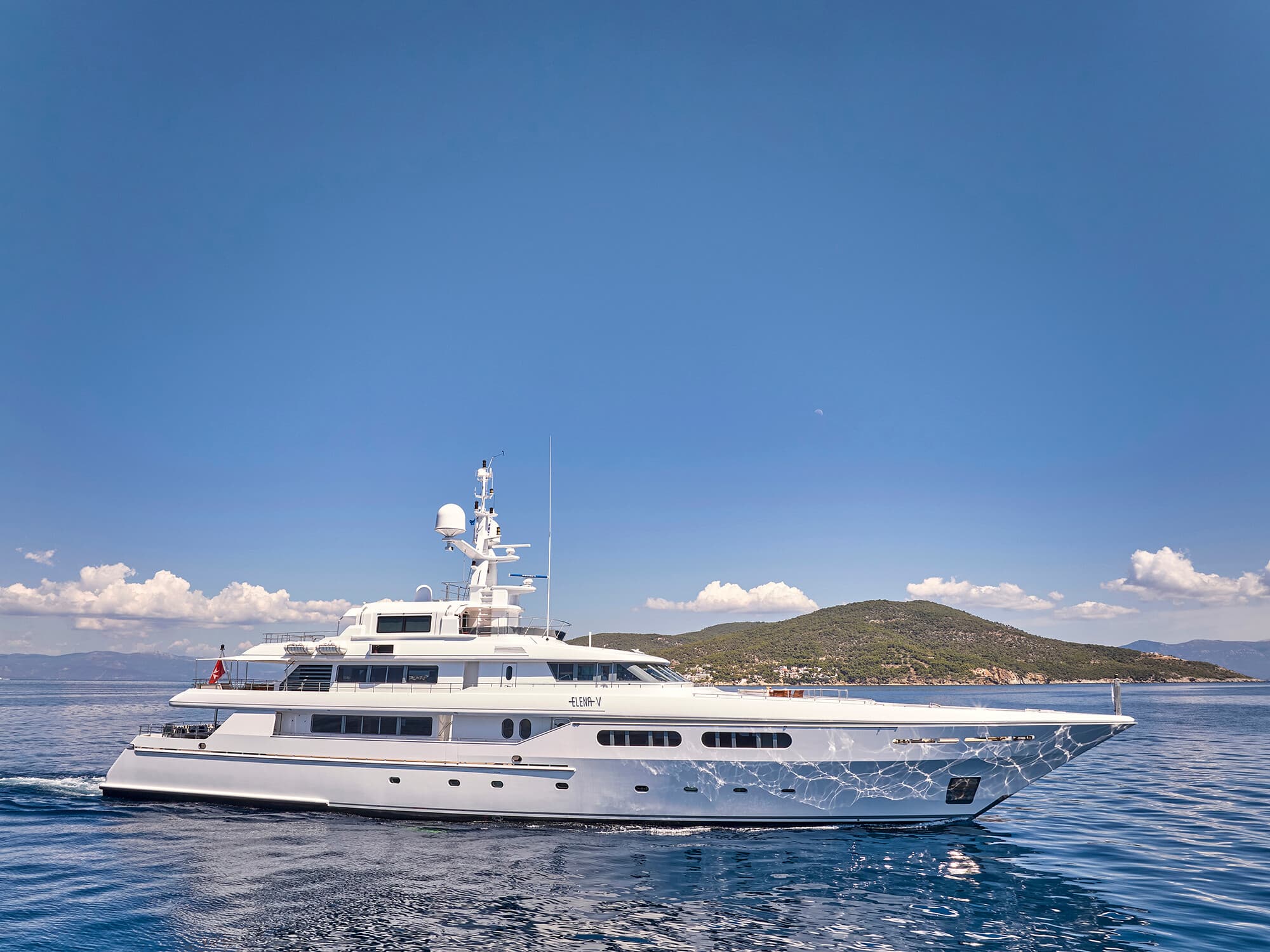 Charter Refitted 50m Yacht ELENA V: Luxury Mediterranean Escape