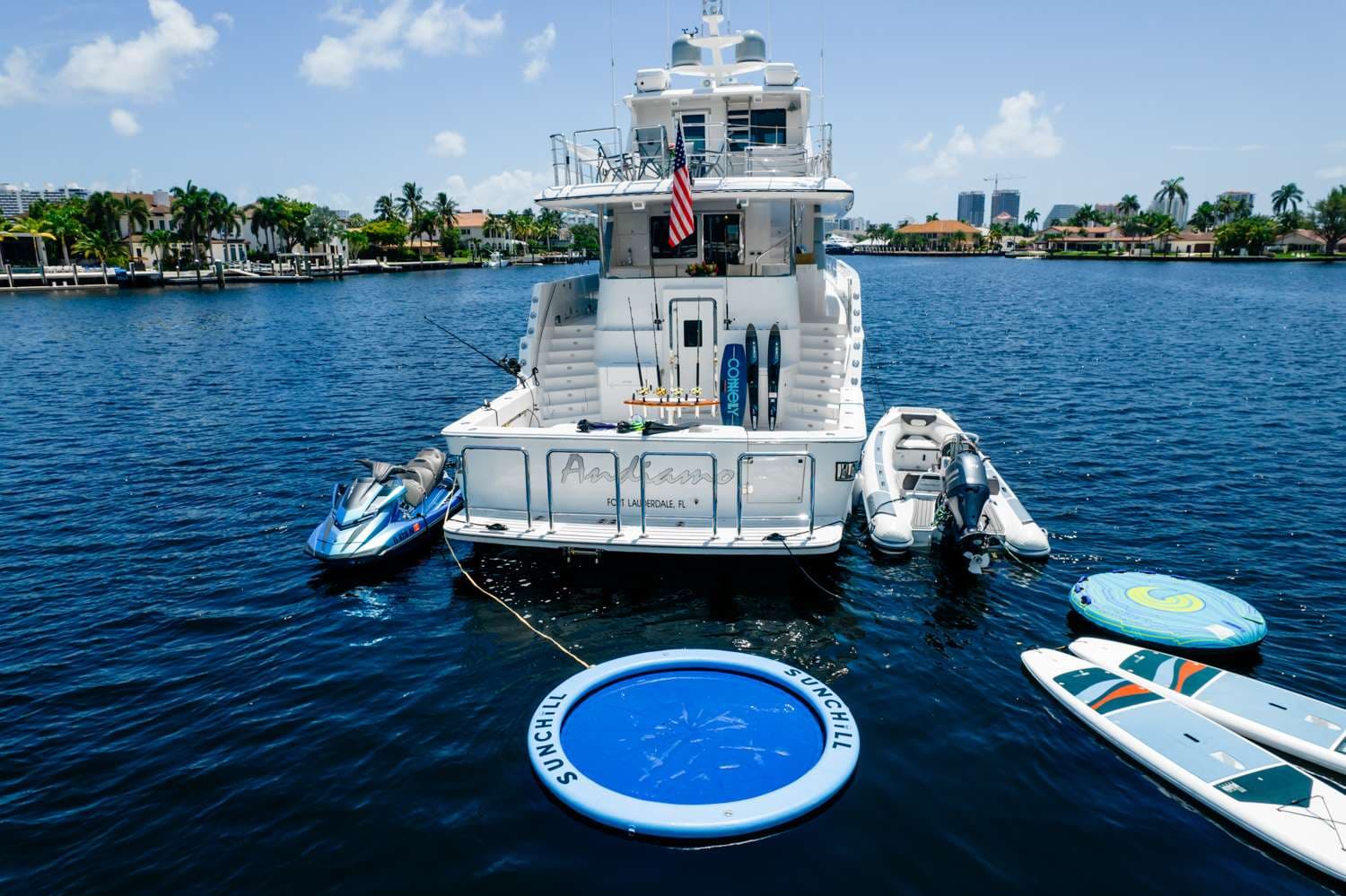 Ultimate Fun Yacht Charter Experience Aboard M/Y ANDIAMO in Fort Lauderdale and the Bahamas