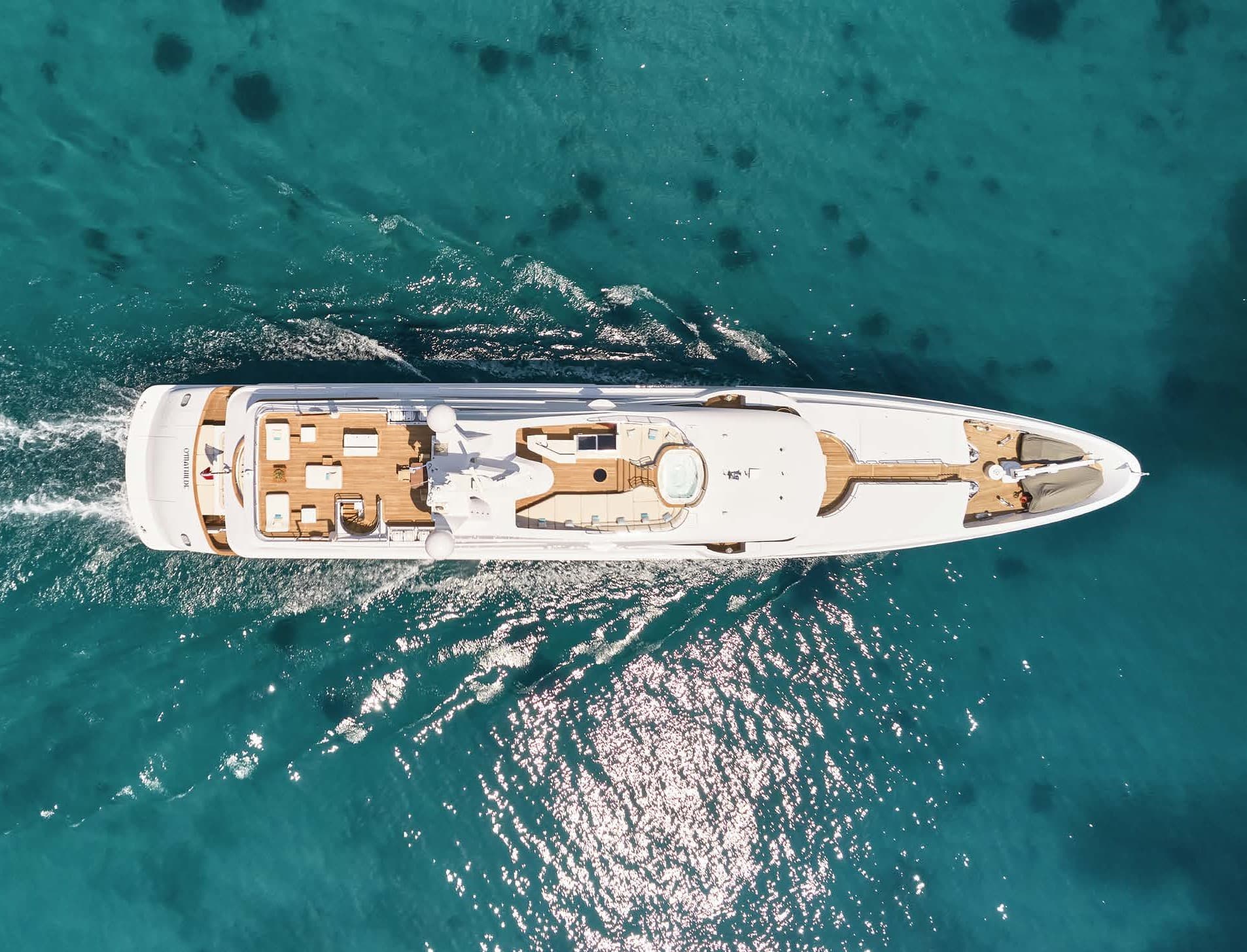 Exclusive Mega Yacht Charter in Greece: O'MATHILDE Available June 29 – July 6, 2025