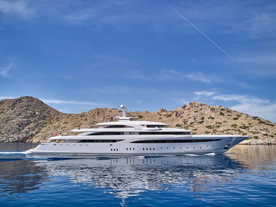 Charter O'PTASIA: 85m Superyacht Eastern Mediterranean Escape – 20% Discount for 1-14 May Gap
