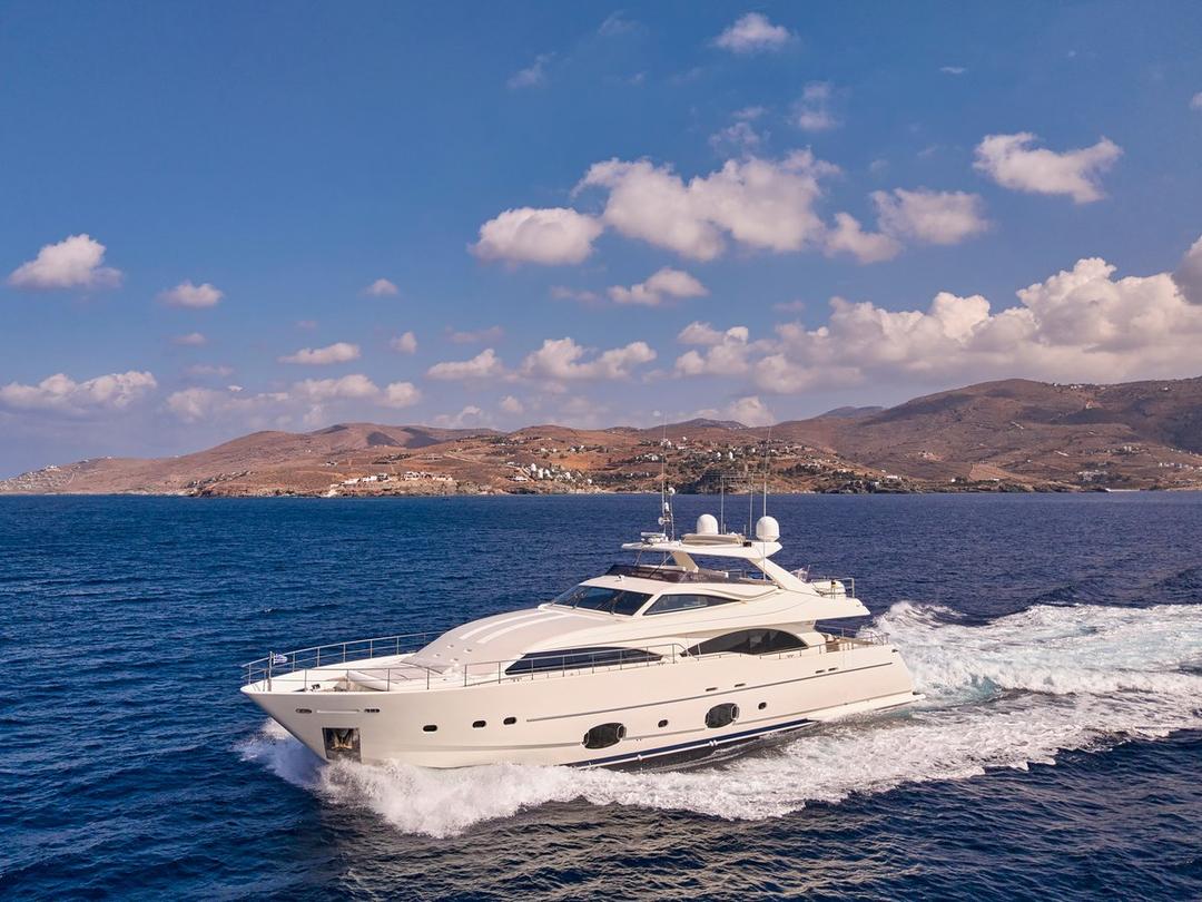 Greek Islands on Ferretti Custom Line WATCH ME