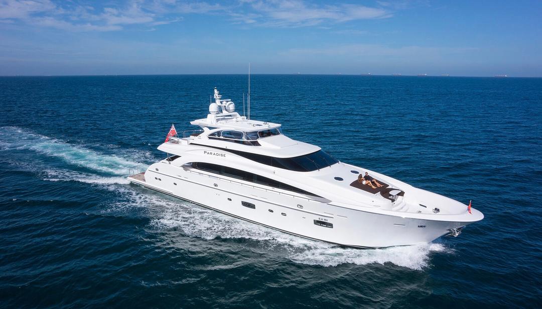 M/Y PARADISE: A Luxurious CRN Ferretti 130' Yacht – Special 25% Discount for May Charters