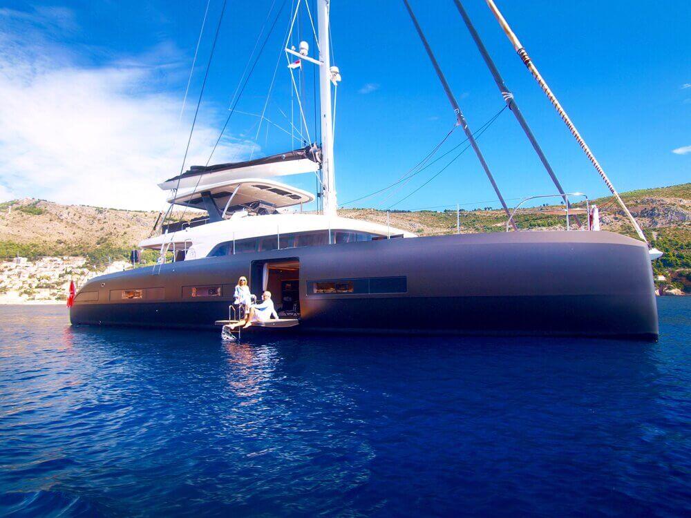 Stunning two hulled boat