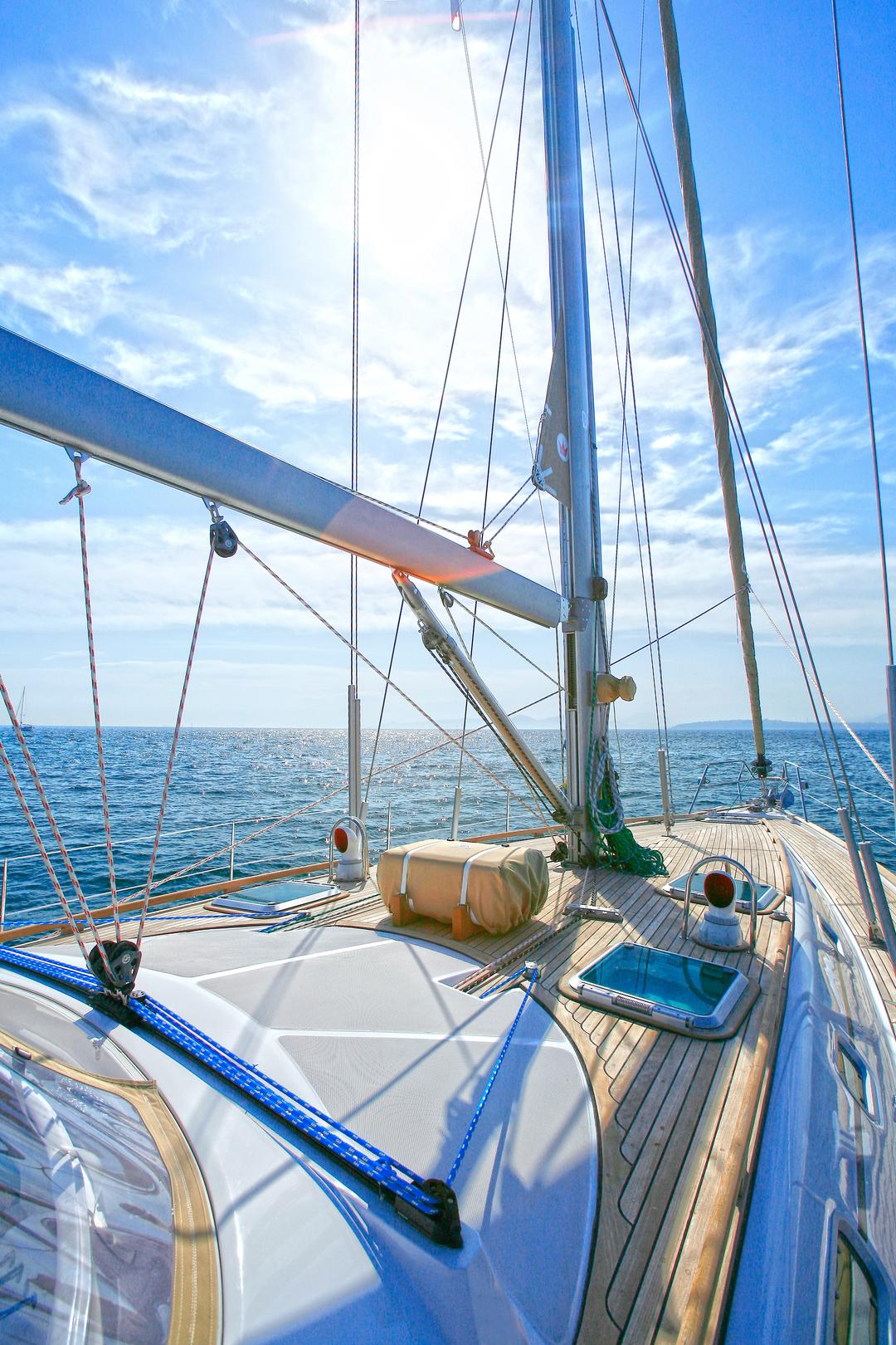 Spacious deck