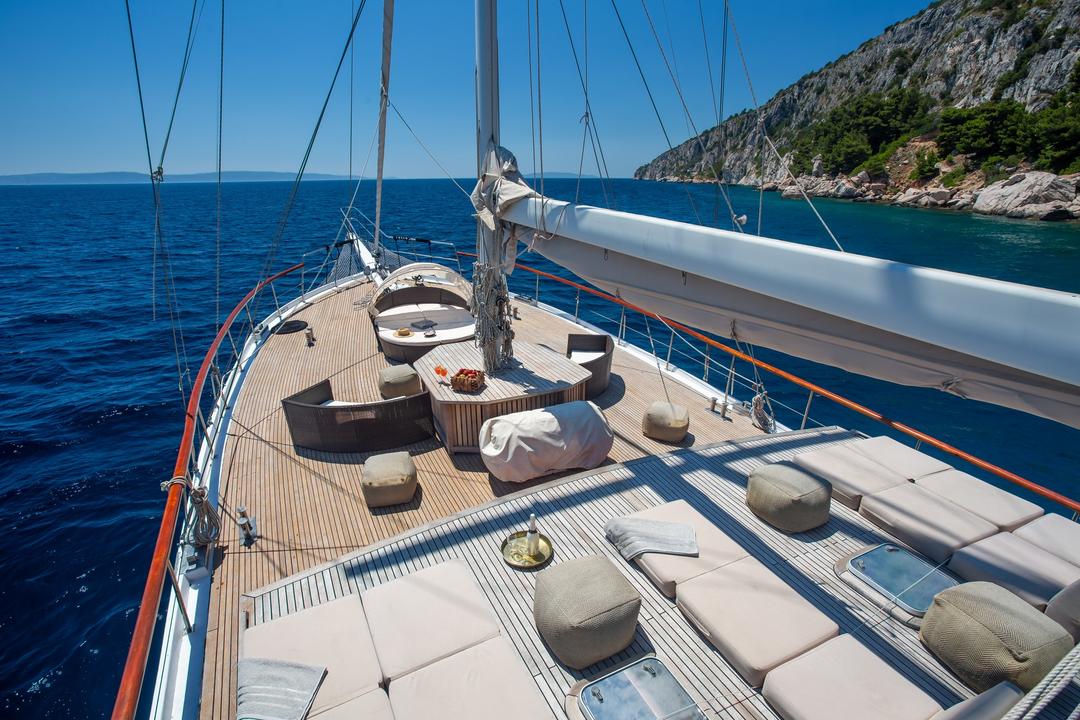 Spacious Deck with Sun Loungers
