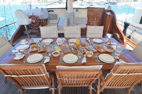 Open-air dining