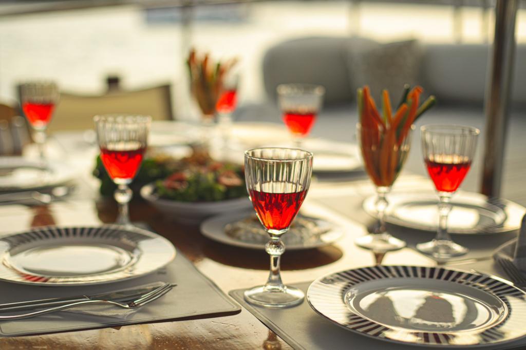 Open-air dining