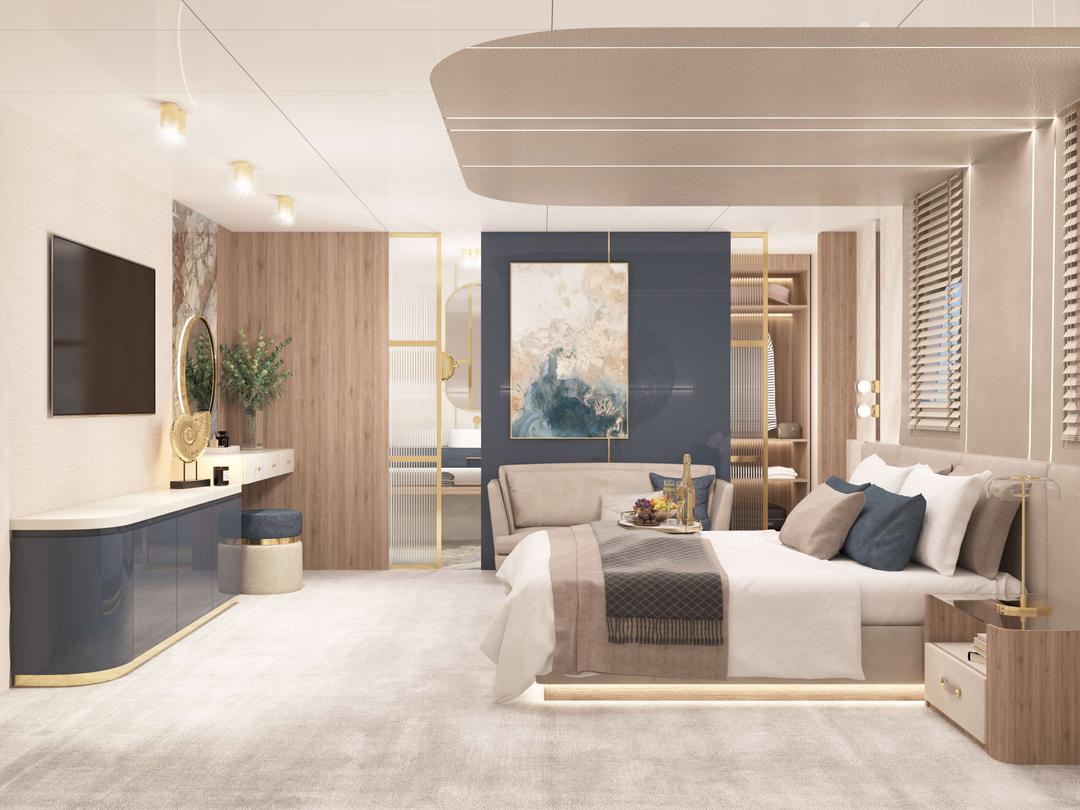 Six luxurious ensuite staterooms