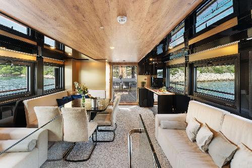 Relax in the elegant lounge area, exuding sophistication