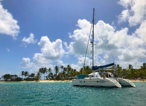 Modern Sailing Catamaran