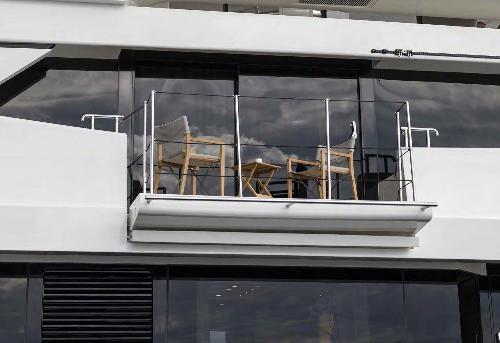 Balconies off the Skylounge 