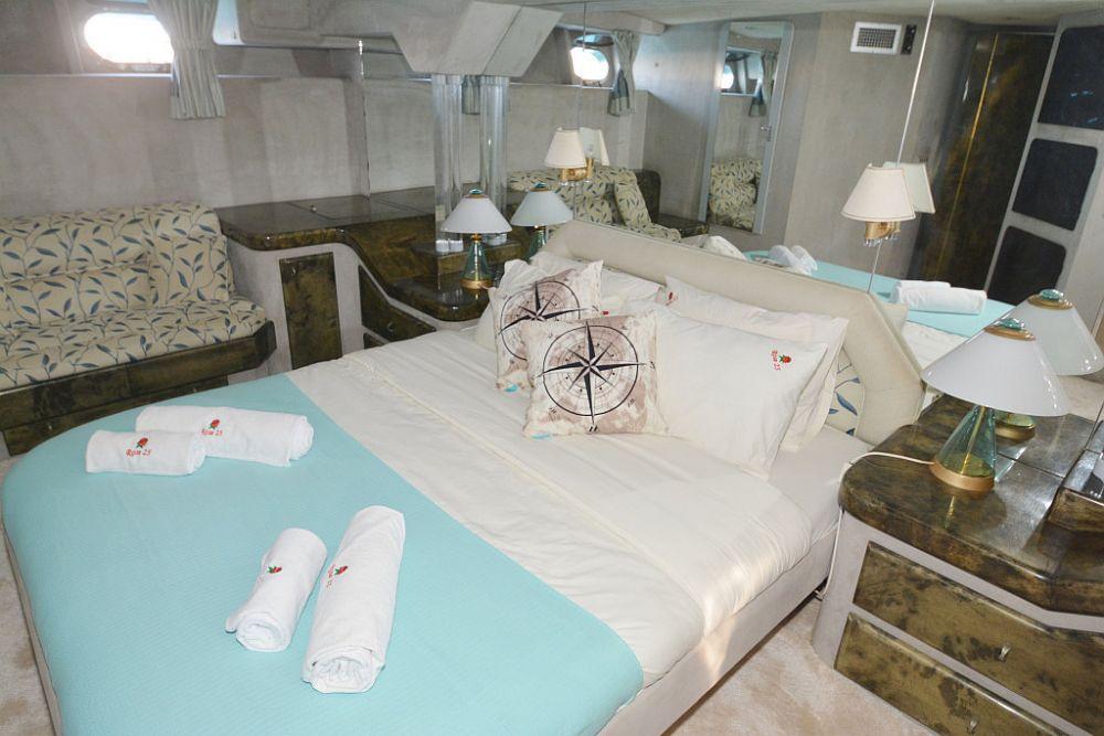 Unparalleled Comfort: Great Accommodation Aboard Yacht Rose 25