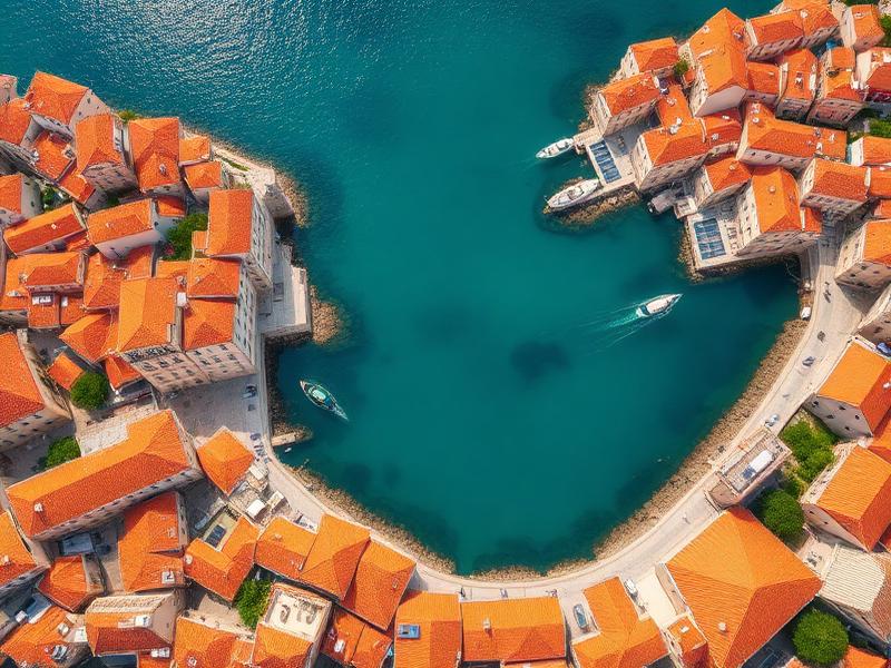 Croatia Coast Sailing Route sailing route